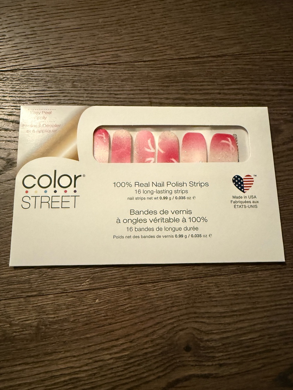 Color Street Pink Out Nail Polish Strips. Breast Cancer Ribbons